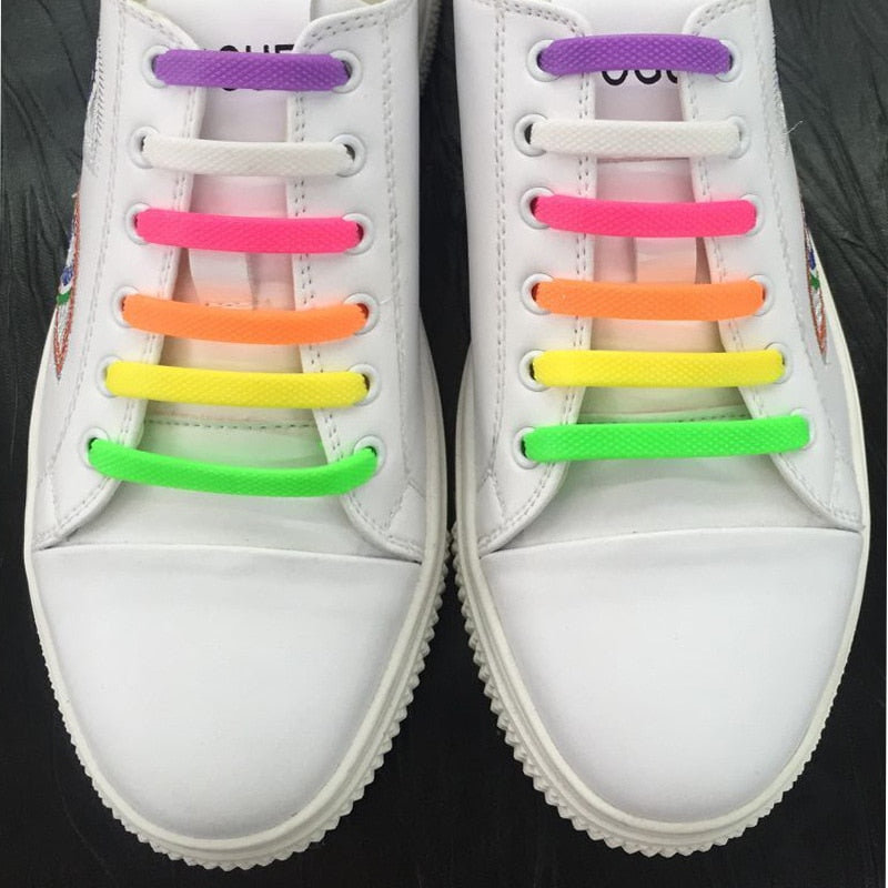 Cordones Para Zapatos De Silicona Varios Colores 12pcs – Shopily