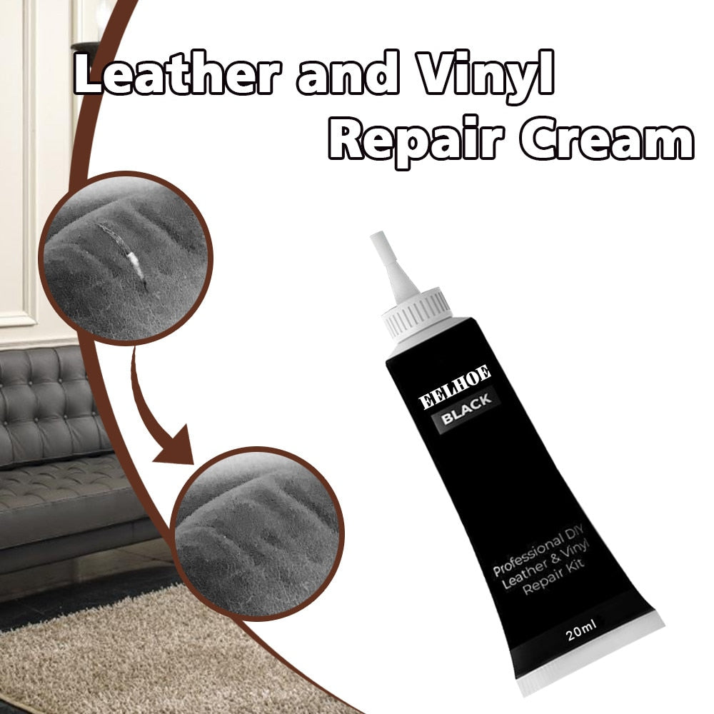 Gel reparador de cuero, 20ML Pasta reparadora de cuero para zapatos de sofá  para reparar grietas, gr LD.LDQZL necesidades diarias