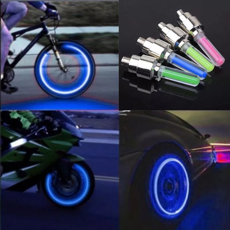 Luces LED para ruedas de bicicleta